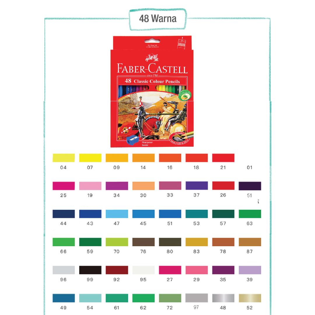 Classic Colour Pencils 48 L