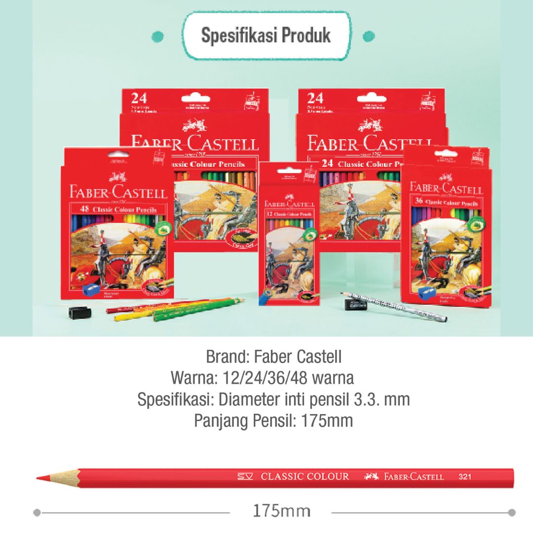 Classic Colour Pencils 36 L