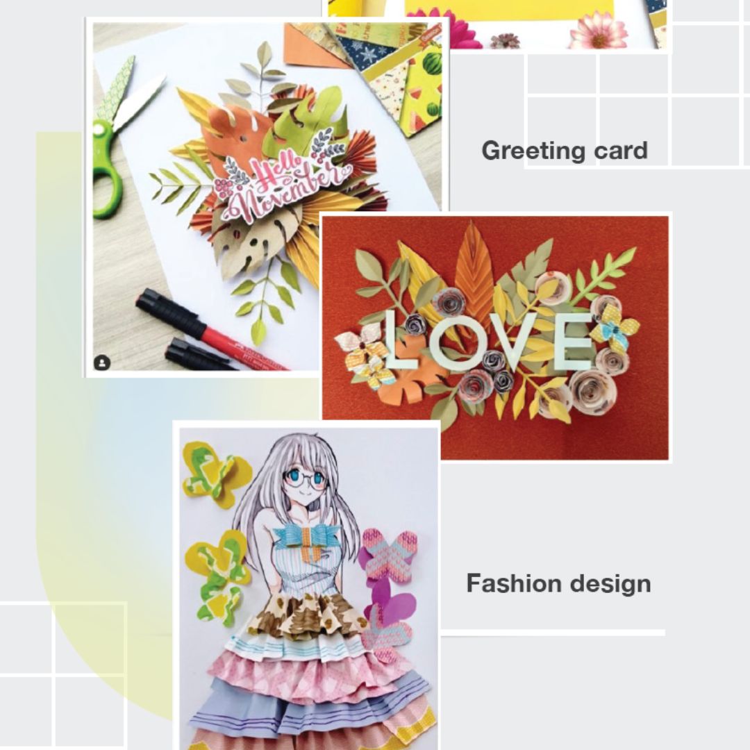 Kertas Washi Origami Pola Musim 16x16cm