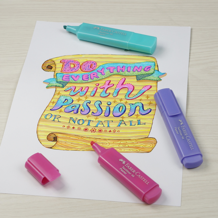 Textliner 46 Pastel Rose Ink