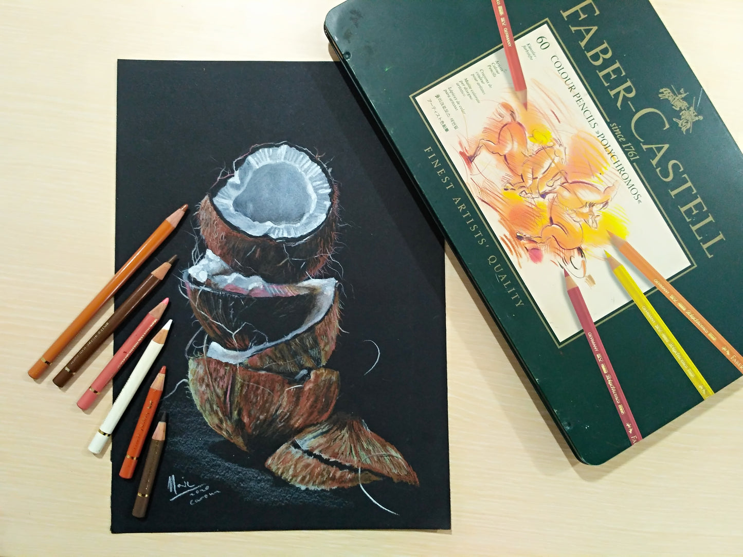 Pensil Warna Polychromos Artists kaleng isi 60