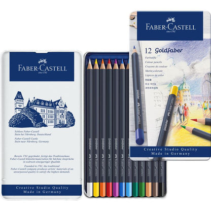 Goldfaber Colour Pencil Tin of 12