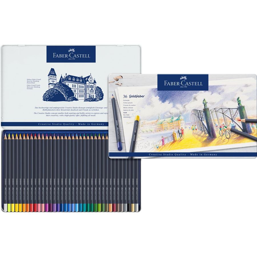 Pensil Warna Goldfaber Kaleng isi 36