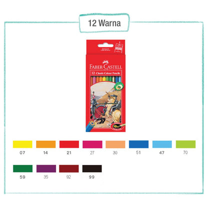 Classic Colour Pencils 12 L