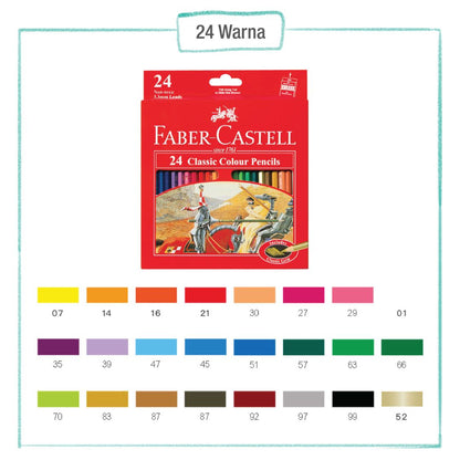 Classic Colour Pencils 24 L
