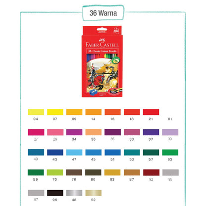 Classic Colour Pencils 36 L
