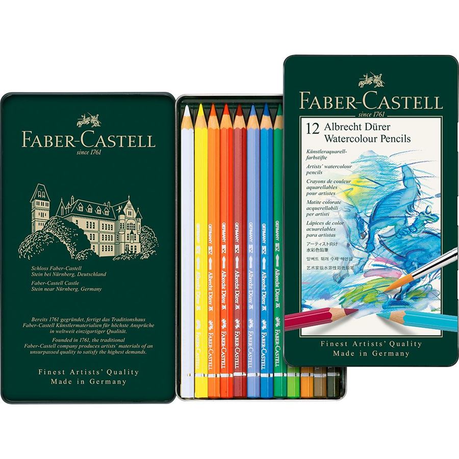 Albrecht Dürer Watercolour Pencils Tin of 12