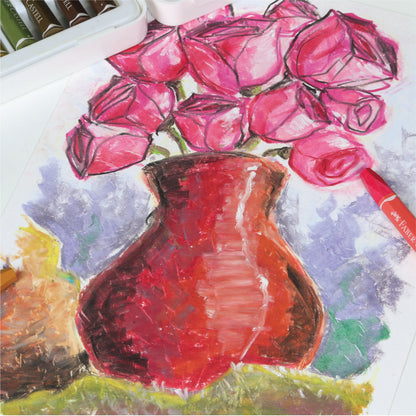 Hexagonal Oil Pastel 18 Eco