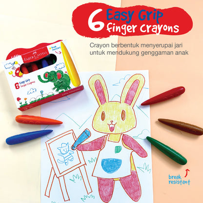 Easy Grip Finger Crayons