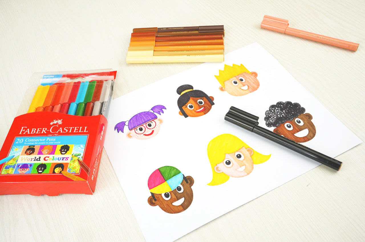 Connector Pen World Colours Set 20