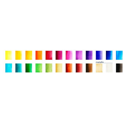 Solid Watercolours 24 Colours