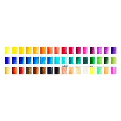 Solid Watercolours 48 Colours
