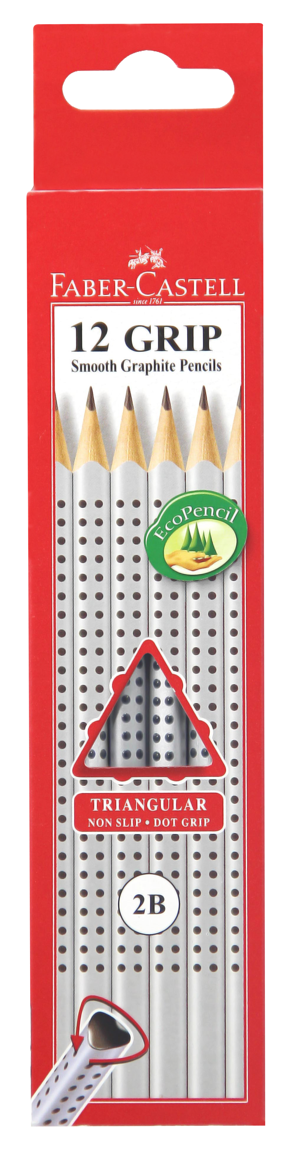 Grip Pensil Hitam 2001 2B Kotak 12 (FSC)