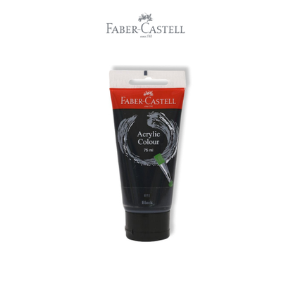 Acrylic Colour 75ml Black
