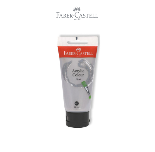 Acrylic Colour 75ml Silver
