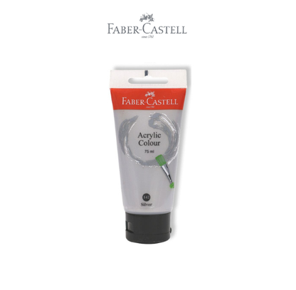Acrylic Colour 75ml Silver