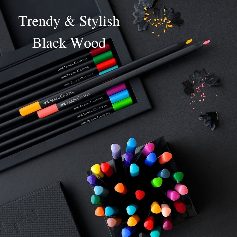 Black Edition Colour Pencils 24