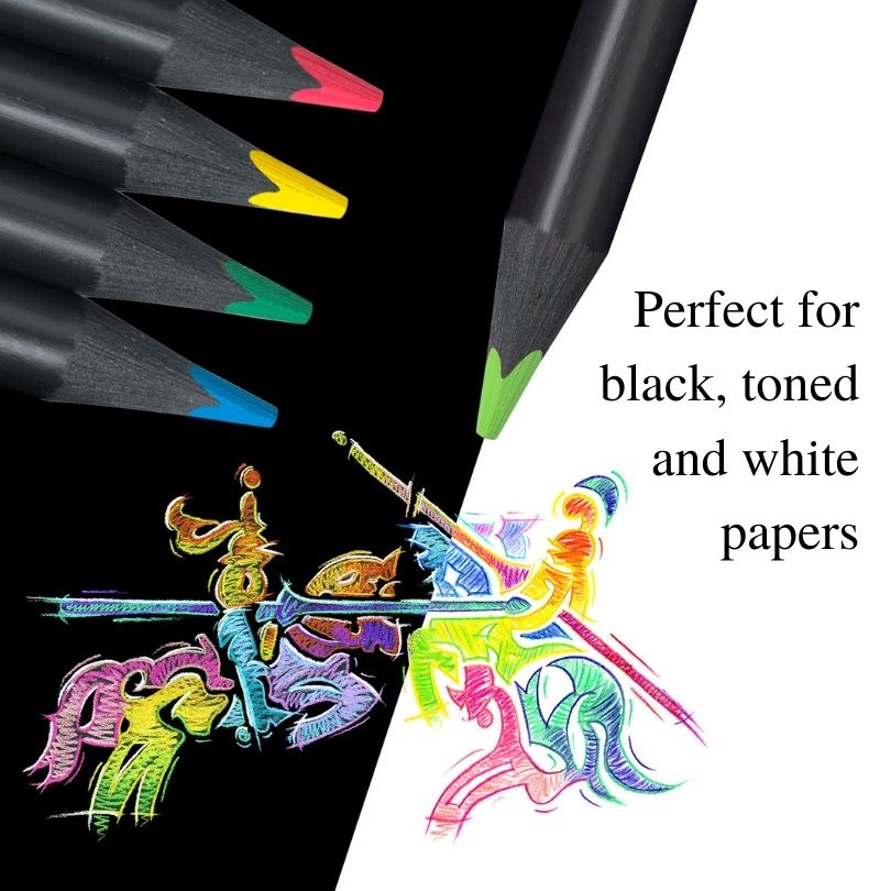 Black Edition Colour Pencils 12