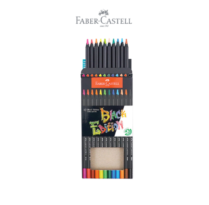 Black Edition Colour Pencils 12