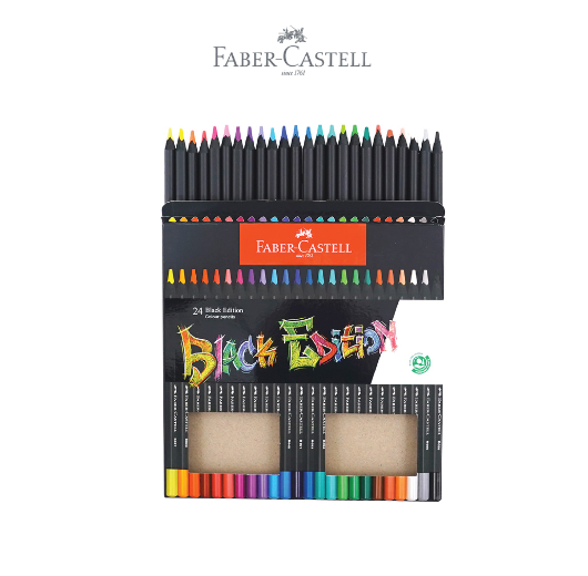 Black Edition Colour Pencils 24