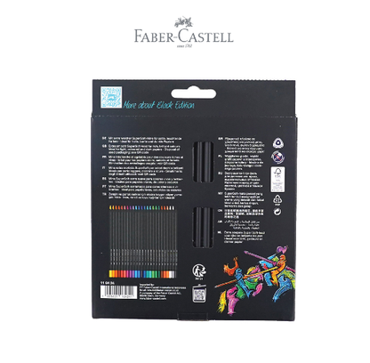 Black Edition Colour Pencils 24