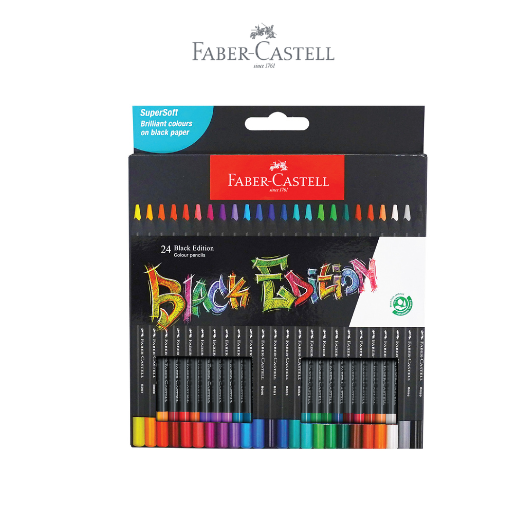 Black Edition Colour Pencils 24