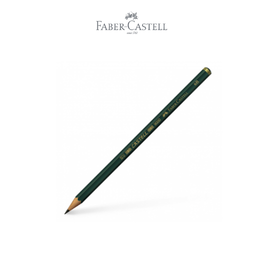 Black Pencil Castell 9000 6B (P*)