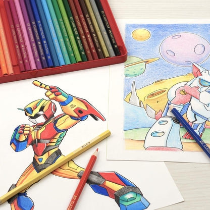 Colour Pencils in Tin Case 24 L