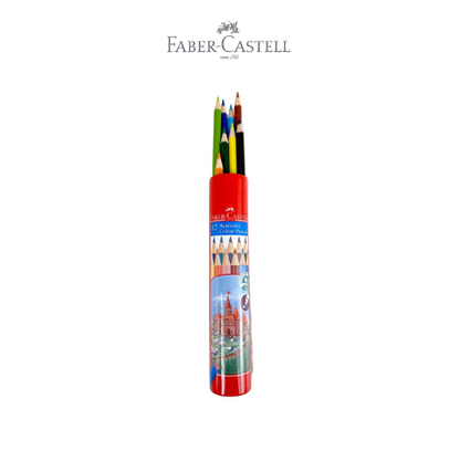 Colour Pencils in Round Tin 12 L