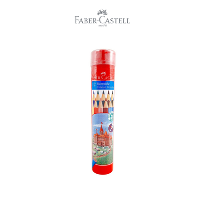 Colour Pencils in Round Tin 12 L