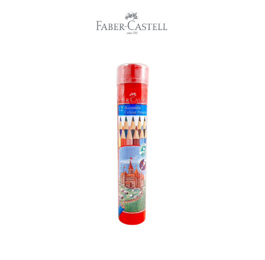 Colour Pencils in Round Tin 12 L
