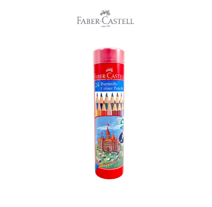 Colour Pencils in Round Tin 24 L