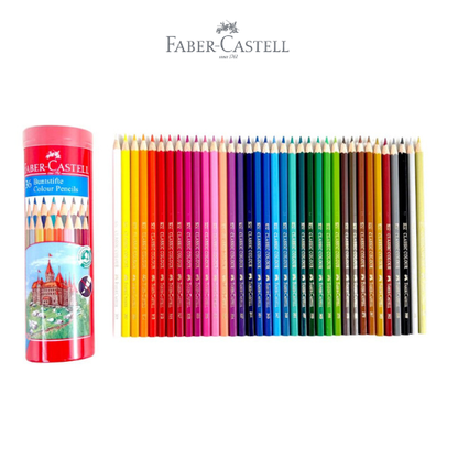 Colour Pencils in Round Tin 36 L