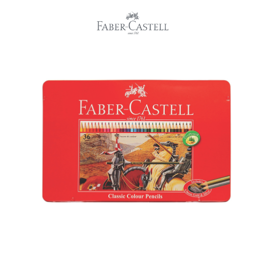 Colour Pencils in Tin Case 36 L