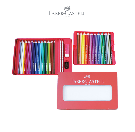 Colour Pencils in Tin Case 48 L