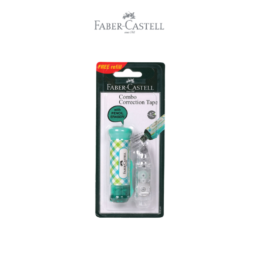 Combo Correction Tape Green Checkered + 1 Refil