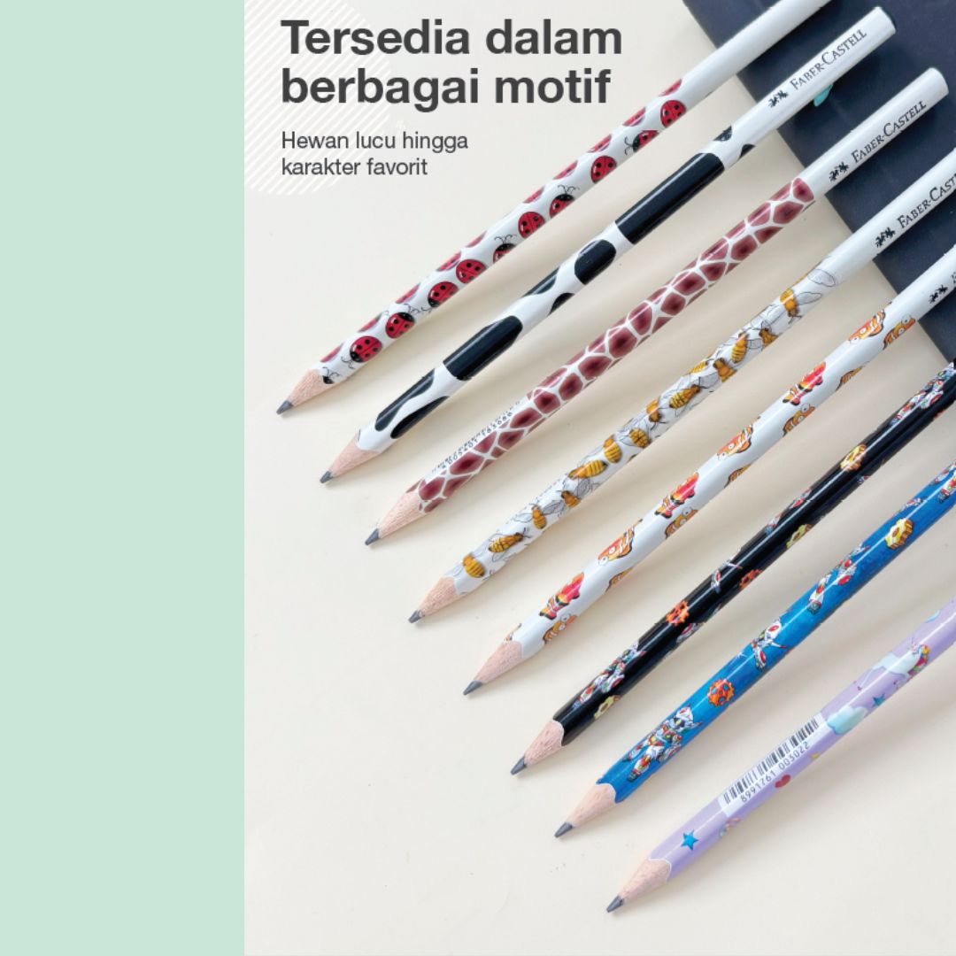 Pencil Motif Sea Creature