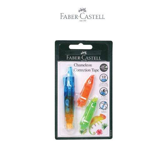 Correction Tape Chameleon + 2 Refill Bar Blue