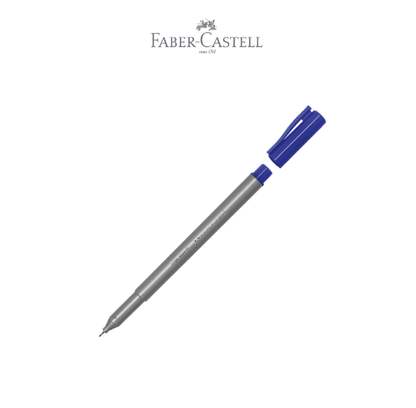 Fineliner Clip Cap Blue Ink Box 12