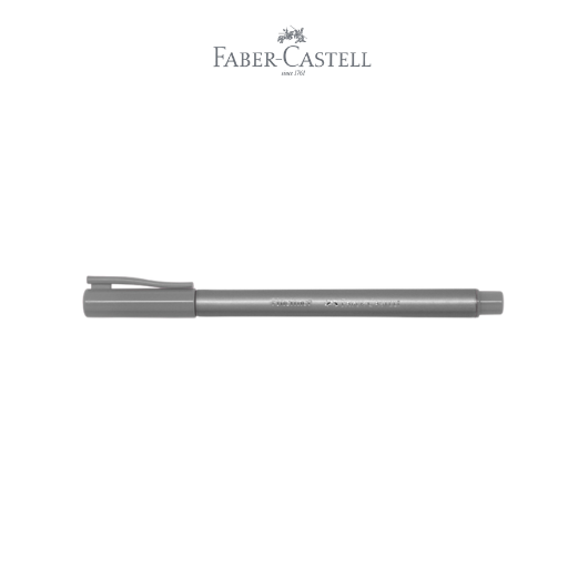 Fineliner Clip Cap Dark Grey Ink Box 12