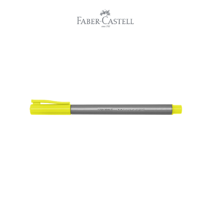 Fineliner Clip Cap Fl Yellow Ink Box 12