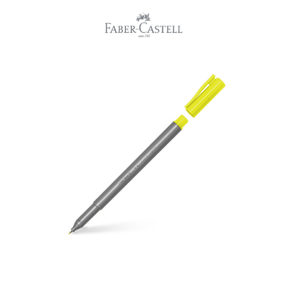 Fineliner Clip Cap Fl Yellow Ink Box 12