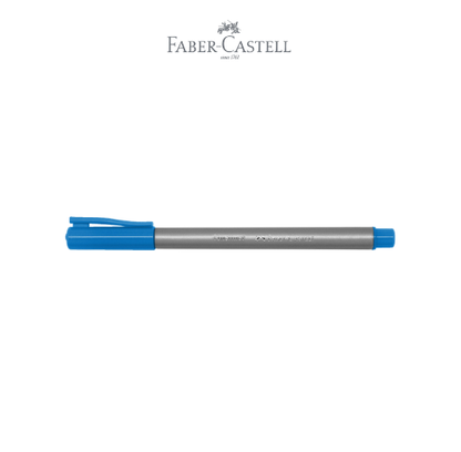 Fineliner Clip Cap Light Blue Ink Box 12