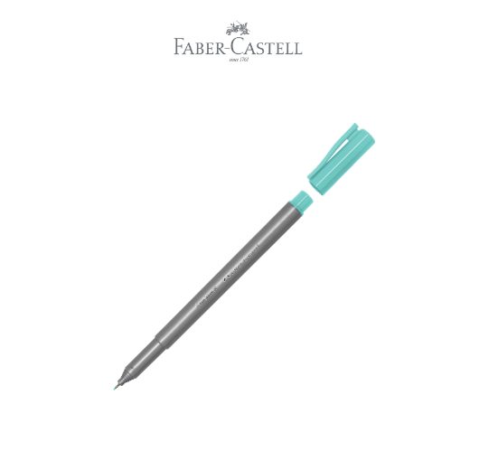 Fineliner Clip Cap Pale Green Ink Box 12