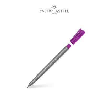 Fineliner Clip Cap Purple Ink Box 12