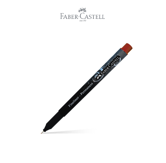 Tinta Cokelat Permanen Fineliner