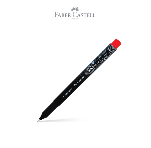 Fineliner Permanent Red Ink