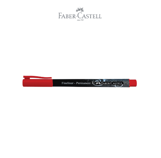 Fineliner Permanent Red Ink