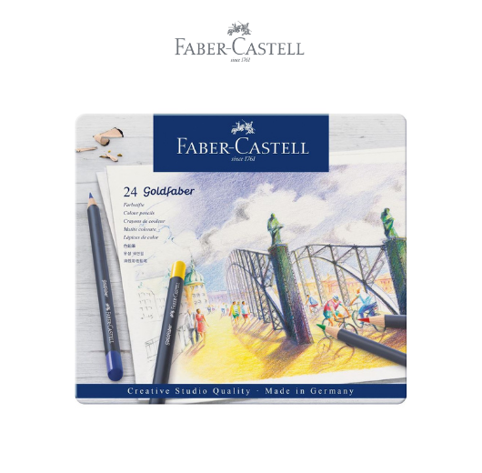 Goldfaber Colour Pencil Tin of 24