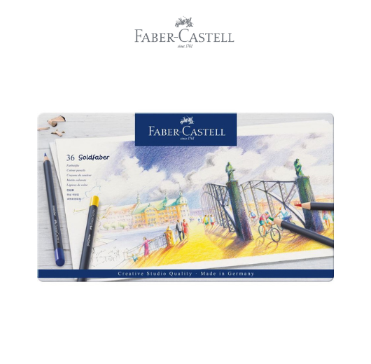 Goldfaber Colour Pencil Tin of 36